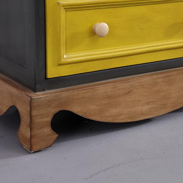 142cm Solid Wood Corner Cabinet
