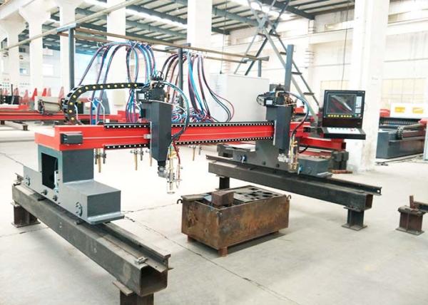 Quality Gantry Type Automatic CNC Plasma and Flame Cutting Machine with Multi Strip Torches for sale