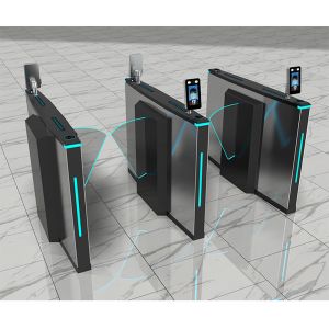 Customized Biometric Flap Barrier Turnstile with TCP / IP / R485 Communication