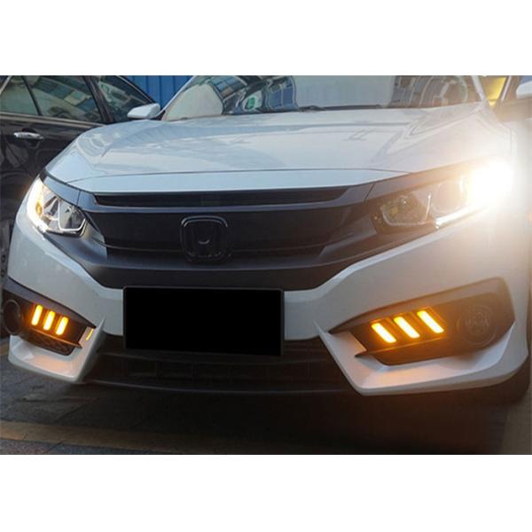 Good Performance LED Daytime Running Lights Fog Lamps And Rear Bumper Lights For Honda New Civic 2016 2018