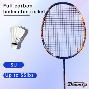 Dmantis D9 5u Weight High Tension Carbon Fiber Badminton Racket