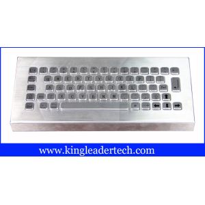 65 Keys Industrial Desktop Keyboard Stainless Steel With IP65 To IP68