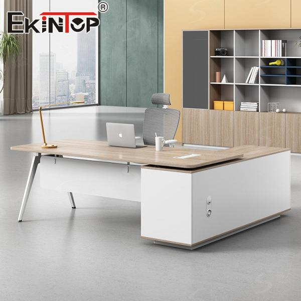 Quality Walnut Executive Office Desk Modern Style Custom Made Desk for sale