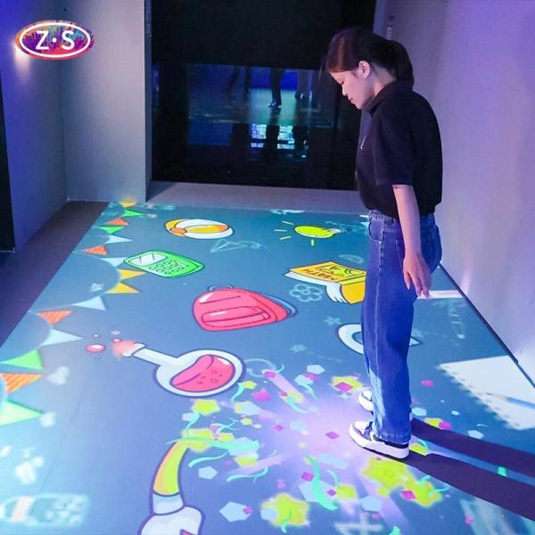 4000 Lumen Interactive Floor Games HD Interactive Floor Projector Game For Kids