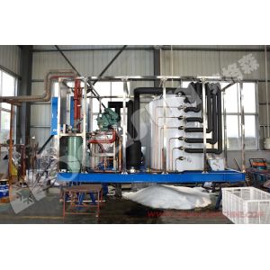 Automatic Control System Flake Ice Compactor for 25T Ice Bar in Africa Fisheries