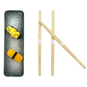 Customizable Natural Bamboo Sushi Chopsticks Disposable and Environmentally