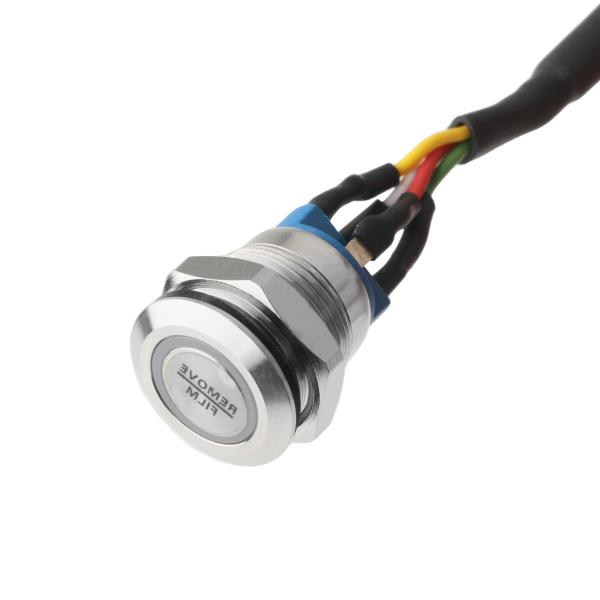 Quality Pushbutton LED White M12 IP65/IP67 to HSG MALE 43025-0400 Pitch 3.0mm MX Power Switch Activator for sale