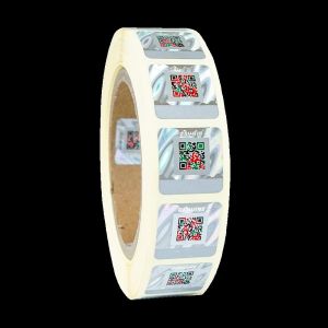 Custom Logo Design Holographic Sticker Vinyl Anti Counterfeit NFC Label