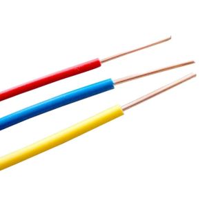 Solid PVC Insulated Electrical Wire 6mm With PVC Insulation Material