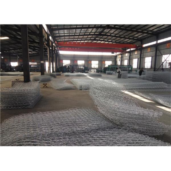 Hexagonal Woven Mesh River Control Gabion Basket For Coastal Protection