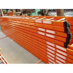 Single Side 7M Steel Scaffold Step Ladder Folding Extension Ladders OEM Service