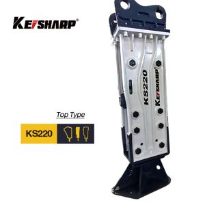 Wholesale Hydraulic Top Mounted Breaker Compatible With 20-27ton Excavators 1660mm Chisel from china suppliers