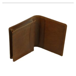 Business Style Men's First-Layer Cowhide Card Holder Ideal for Fashionable