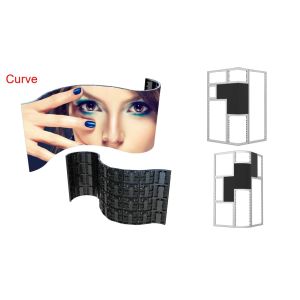 Aluvision Frames LED Display With 496mm X 496mm Size GOB Technology And Front