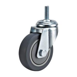 Wholesale medium duty 5&quot; thread grey TPR caste, 125mm TPR castors,Rueda from china suppliers