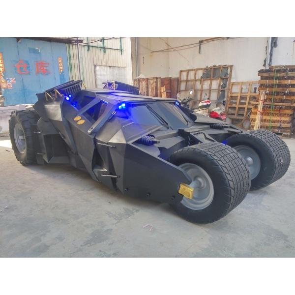 event party deco batman's car model car motor as decoration statue in shop/ mall /event celebrity activity