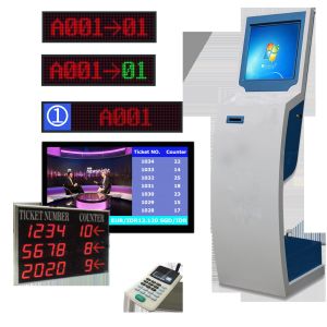Automatic 19 inch IR Touch Screen Queue System Ticket Dispenser