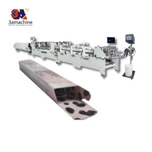 Carton Folding Gluing Semi Automatic Folder Gluer Machine For Box Pasting