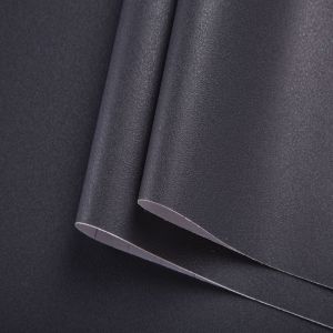 Peel Off and Stick Directly Matt Black Self-Adhesive Wallpaper for Home Decor