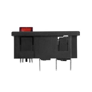 Black 15g Plastic Power Switch 3D Printer Accessory With Push Button