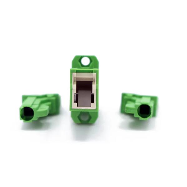 FTTH Simplex/Duplex Fiber Optic Equipment E2000 APC/UPC Adapter with Plastic Material