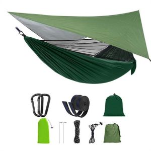 Camping Hammock with Mosquito Net, Hammocks with 13ft Tree Straps Carabiners,