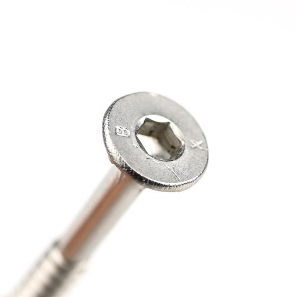 304 Stainless Steel Hexagon Socket Hardware Screw 75mm for Timber Construction Building