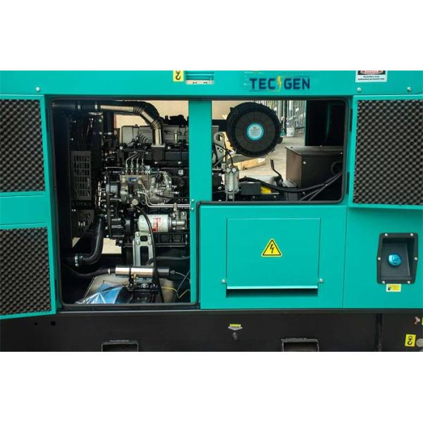 3 Cylinder 35kVA Generator Silent Perkins Engine Generator With Soundproof Canopy For Continuous Use