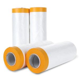 Wholesale PE Transparent  Pre Taped Masking Film Paper Dustproof Auto Painting from china suppliers