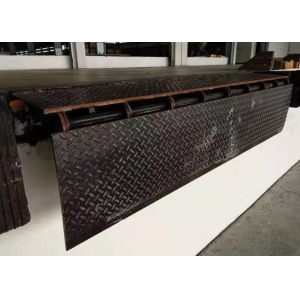Warehouse Mechanical Dock Leveler Skid Proof Steel Plate Edge Manual CE