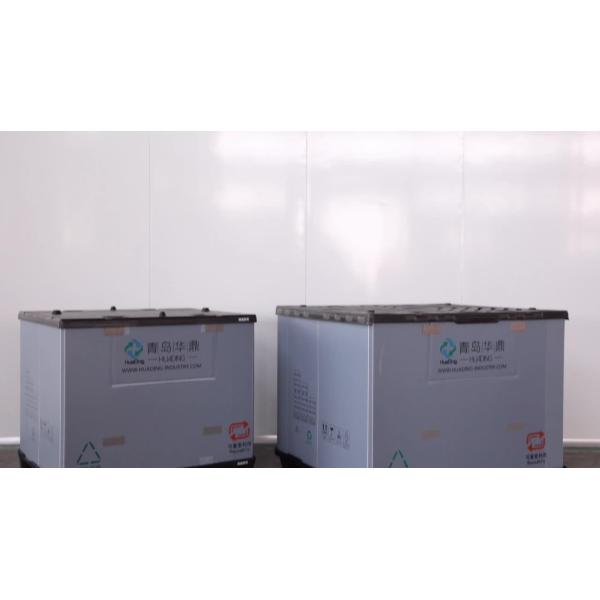 Customizable foldable logistics auto parts foldable plastic pallet box for