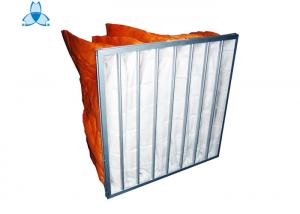 Wholesale Industrial Orange Pocket Air Filter High Dirty Capacity With EVA Or Silica Rubber Gasket from china suppliers