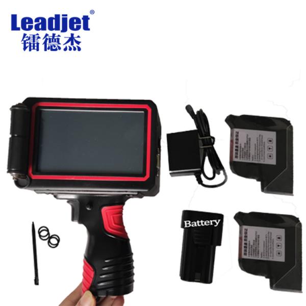 Quality S500 42ML Volume Leadjet Inkjet Printer , DC 16.8V Portable Batch Coding Machine for sale