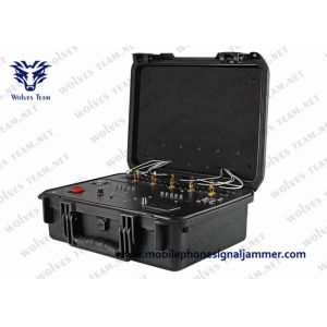 High Power Suitcase Portable VIP Protection Defence RF GPS WIFI5.8G Signal UAV