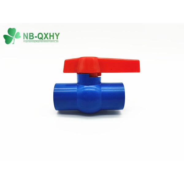 Customized Request PVC Blue Compact Ball Valve for Thailand UV Protection Long Handle