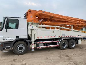 Wholesale Second Hand 49m Actros Concrete Pump Boom Truck from china suppliers