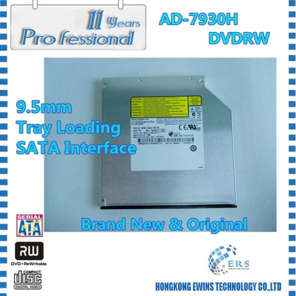 Quality On Sale Used for laptop Lenovo t410 T410i V350 9.5mm Internal SATA dvdrw ad7930h ad-7930h in Optical Drive for sale