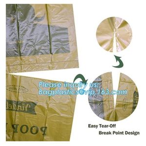 Eco-Friendly Scented Baby Disposal Nappy Sacks 50 PCS Easy Tie Handles Garbage