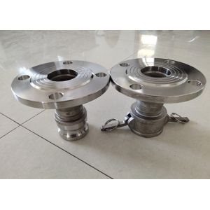 F304 stainless steel C type flange quick coupling fluid pipe connection