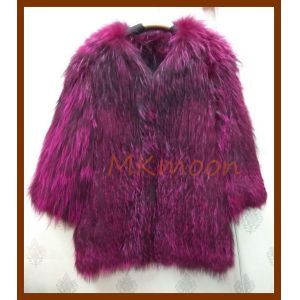 Wholesale knitted Fox fur coat -R125# from china suppliers