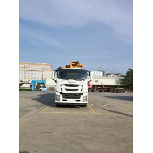 China 47m Used Zoomlion Concrete Pump Truck with Feeding Height 1370mm and High Productivity on sale