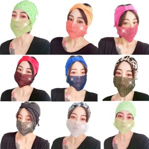 Reusasble Private Daily Party Show Shiny Face Mask Magic Bling Crystal face Mask
