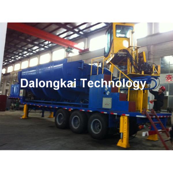 Ferrous & Non - Ferrous Smelting Industry Portable Baler With Oil - Steam Heat Exchange Cooler