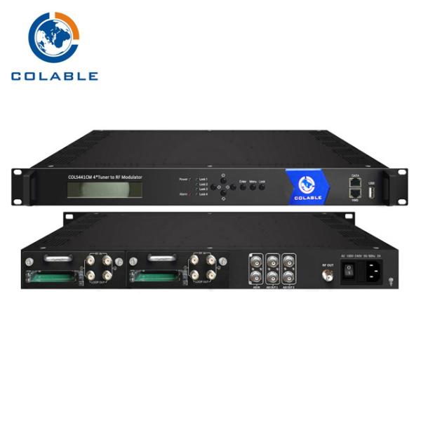Quality CATV System Tuner to RF Transmodulator 4 CH CAM DVB T2 DVB T to DVB C Converter for sale