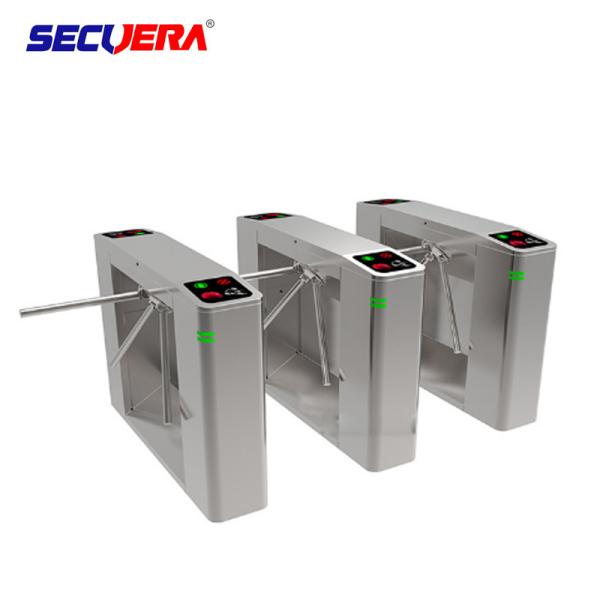 Tripod Turnstile 304 Stainless Steel Access Control Card And Fingerprint