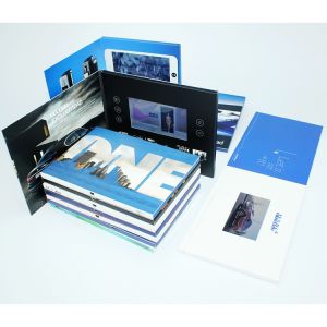 VIF 2018 Promotion Gift Video Greeting Book Card Customimed LCD Video Brochure 7