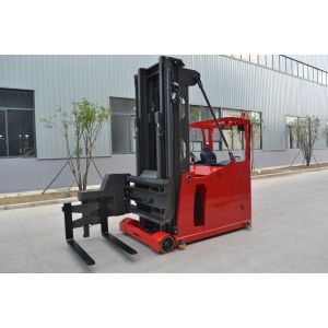 Seated type VNA Forklift 1.5T max lifting height 10m Trilateral Forklift 3-Way