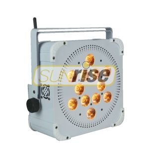 High Bright Wireless Par Cans Lights , Remote Controlled Wireless Led Lights