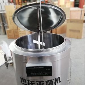 SS304 Milk Small Tunnel Pasteurizer Batch Pasteurizer Machine