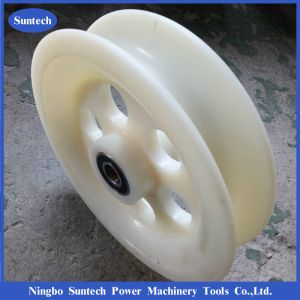 Nylon Sheave Wheels Conductor Stringing Pulling Pulley Block With Ball Bearings